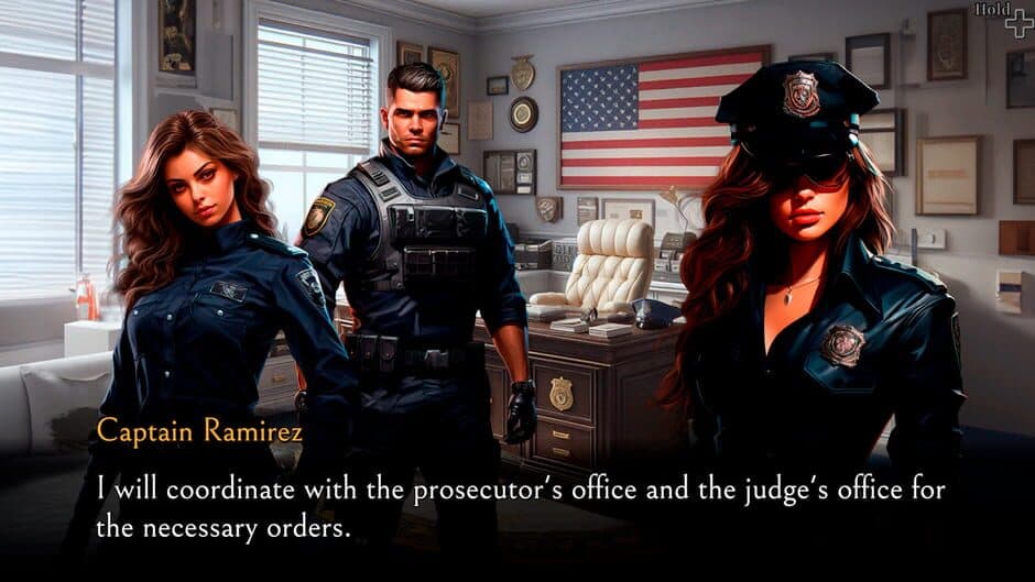 Скриншот 4 из Hollow Police Emblem: The Visual Novel