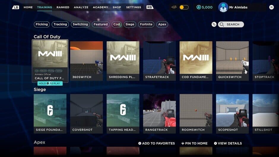 Скриншот 3 из Aimlabs: Professional Edition