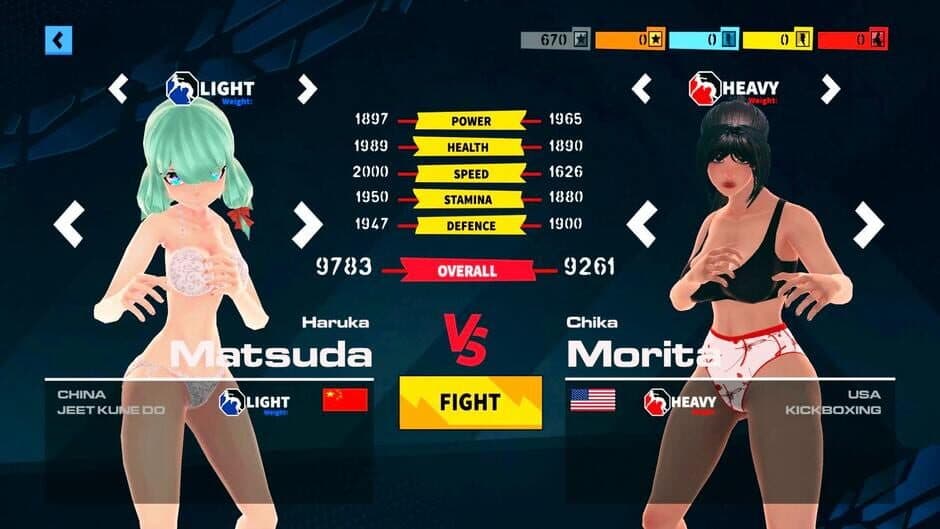 Скриншот 7 из Anime Girls: MMA Tournament