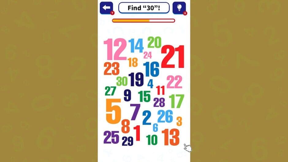 Скриншот 1 из Brain Training!! Number Search