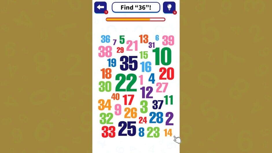 Скриншот 2 из Brain Training!! Number Search