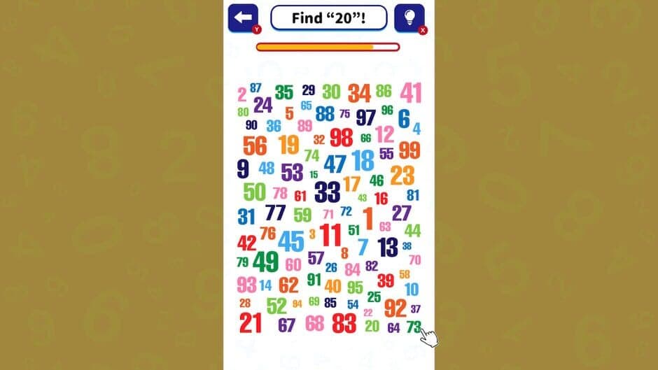 Скриншот 4 из Brain Training!! Number Search