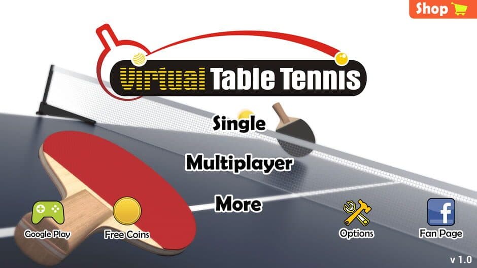 Скриншот 3 из Virtual Table Tennis
