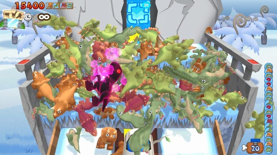 Скриншот 3 из Throw it! Dinosaur Panic