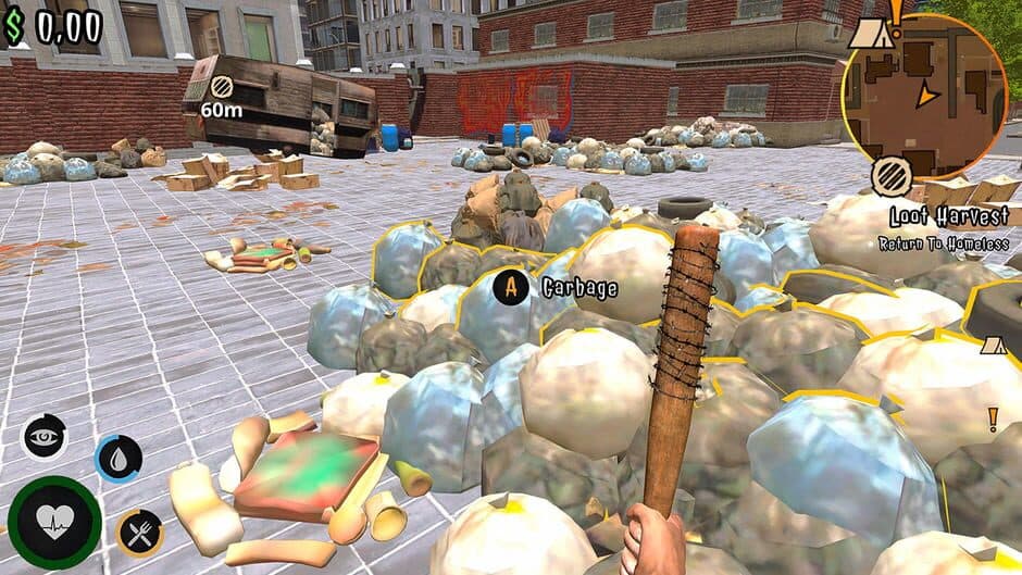 Скриншот 3 из Urban Survival Simulator: The Bum's Journey