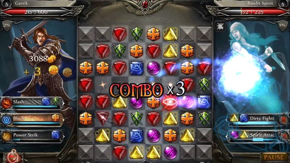 Скриншот 1 из Jewel Fight: Heroes of Legend