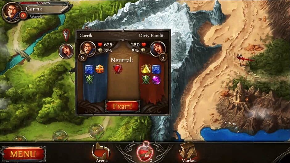 Скриншот 2 из Jewel Fight: Heroes of Legend