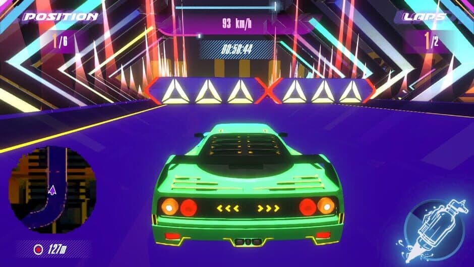 Скриншот 4 из Cyber Racers: Retro Neon Punk Drift