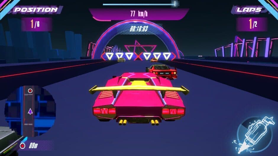 Скриншот 5 из Cyber Racers: Retro Neon Punk Drift