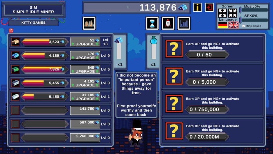 Скриншот 3 из SIM: Simple Idle Miner
