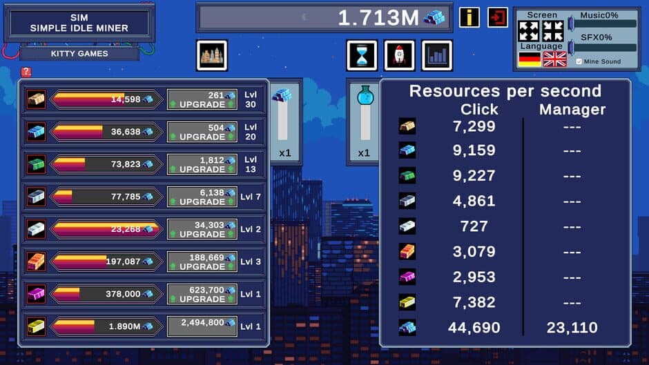 Скриншот 4 из SIM: Simple Idle Miner