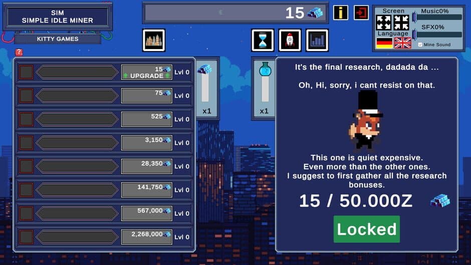 Скриншот 5 из SIM: Simple Idle Miner