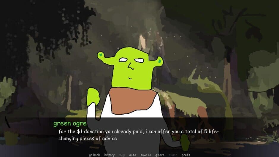 Скриншот 6 из Green Ogre Gives You Terrible Life Advice and Dies