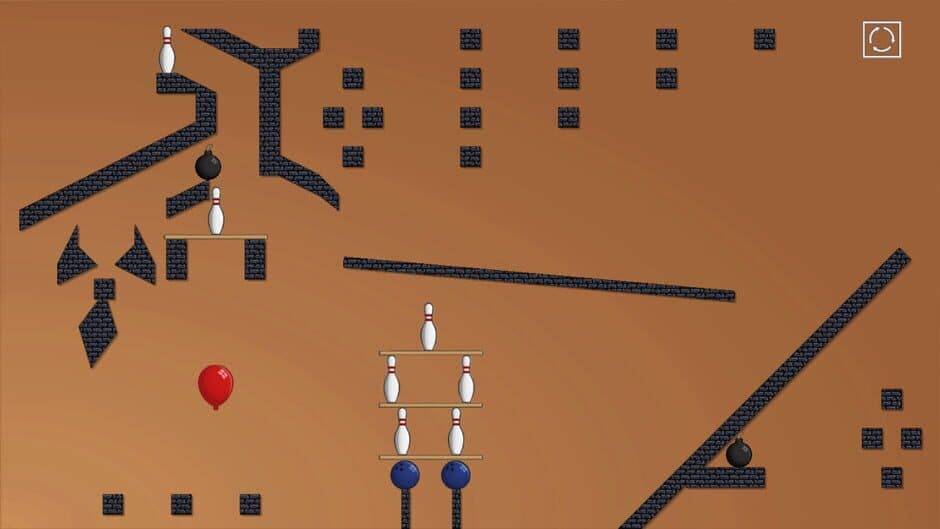 Скриншот 1 из Bomb Bowling