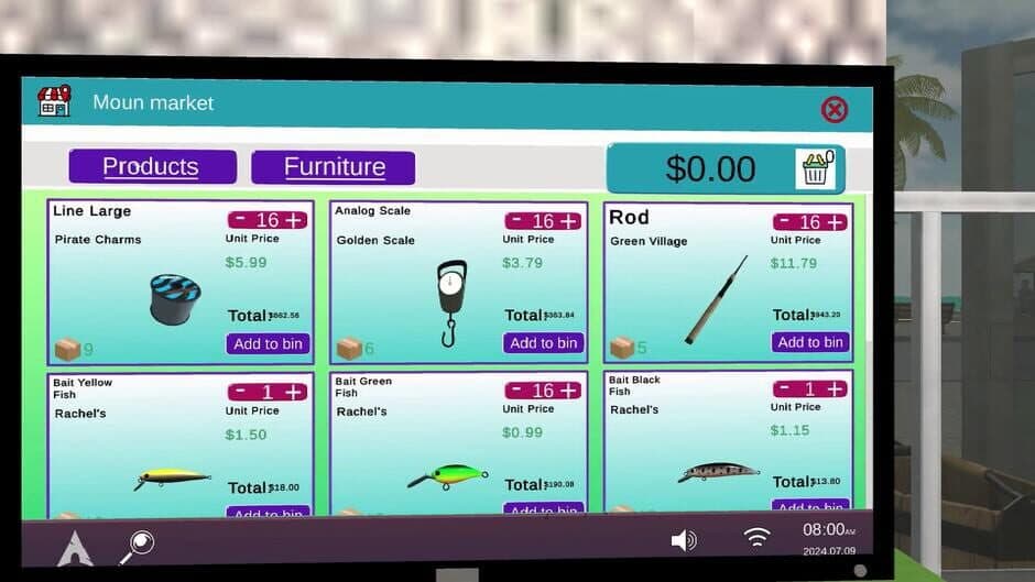 Скриншот 4 из Ultimate Fishing Supermarket Simulator 3D