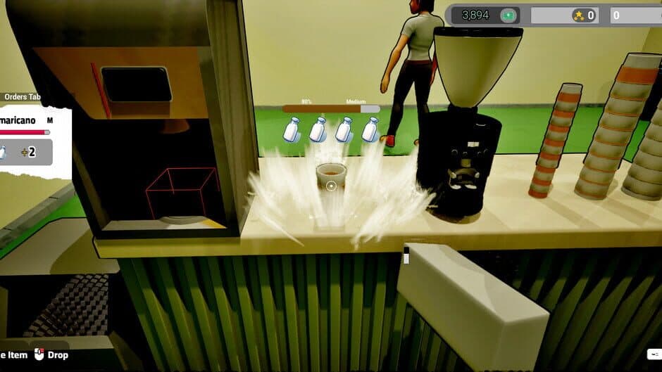 Скриншот 1 из Clumsy Coffee Simulator