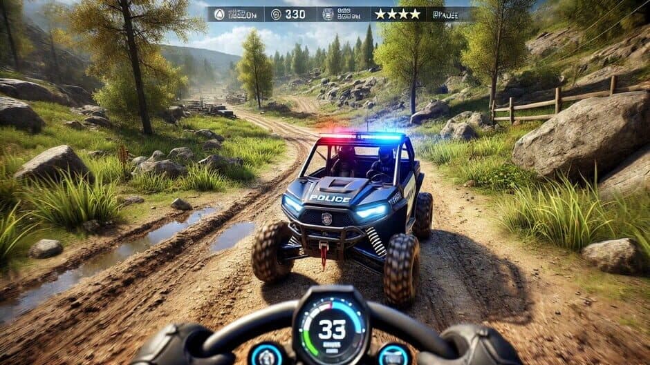 Скриншот 2 из Police Atv Offroad