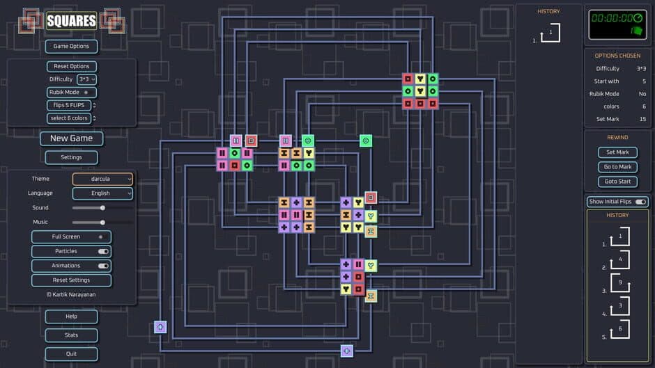 Скриншот 2 из Game of Squares