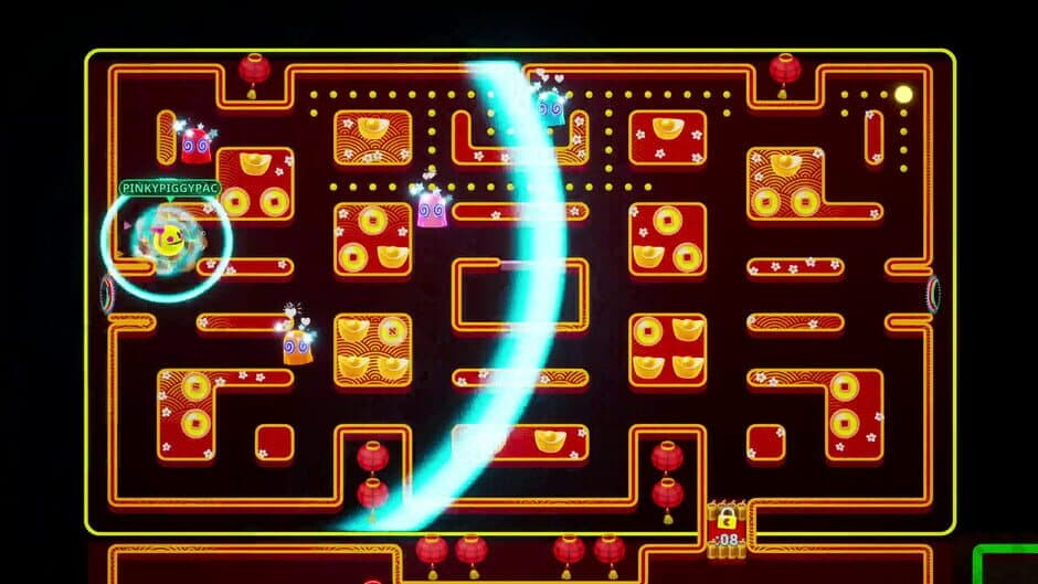 Скриншот 4 из Pac-Man Mega Tunnel Battle: Chomp Champs - Lunar Animals Pac