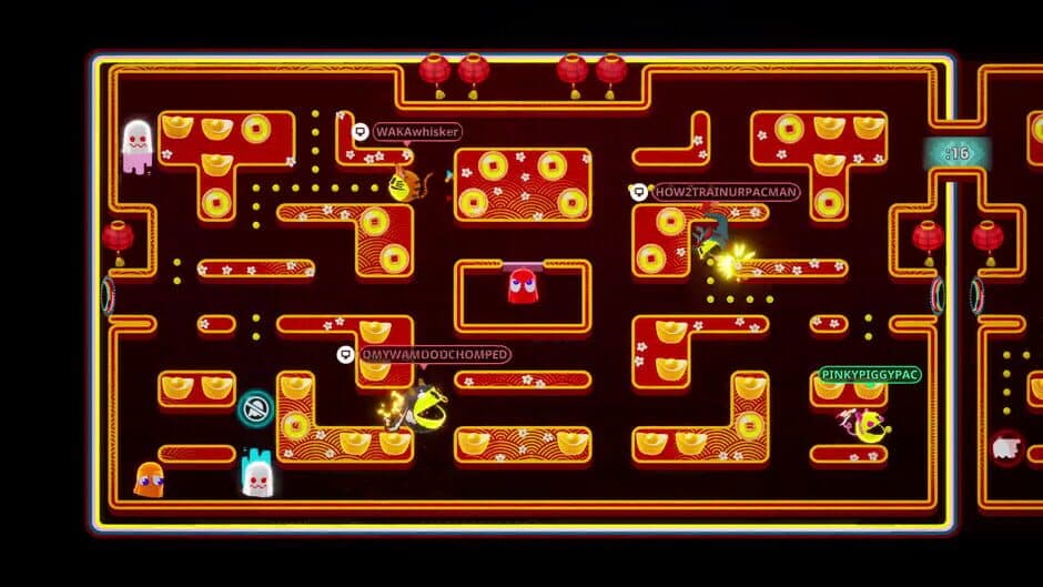Скриншот 5 из Pac-Man Mega Tunnel Battle: Chomp Champs - Lunar Animals Pac