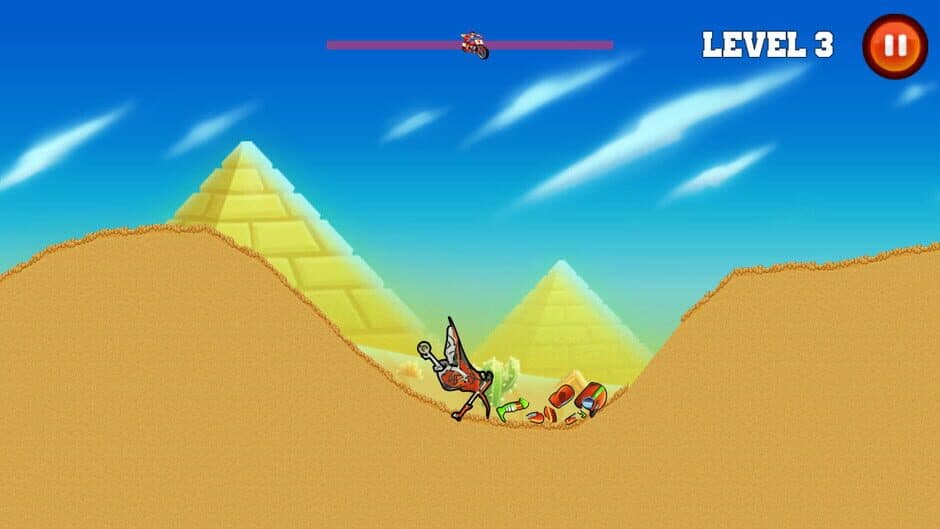 Скриншот 1 из Crazy Bike Hill Racing