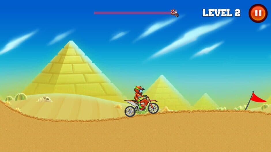 Скриншот 2 из Crazy Bike Hill Racing