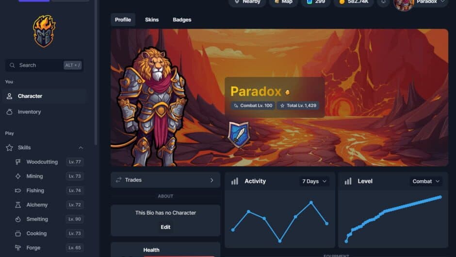 Скриншот 1 из IdleMMO