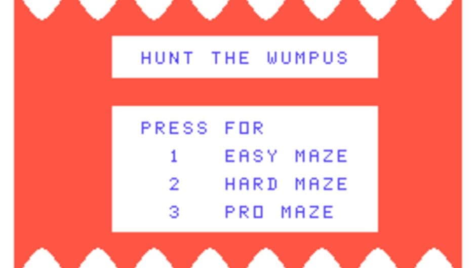 Скриншот 1 из Hunt the Wumpus