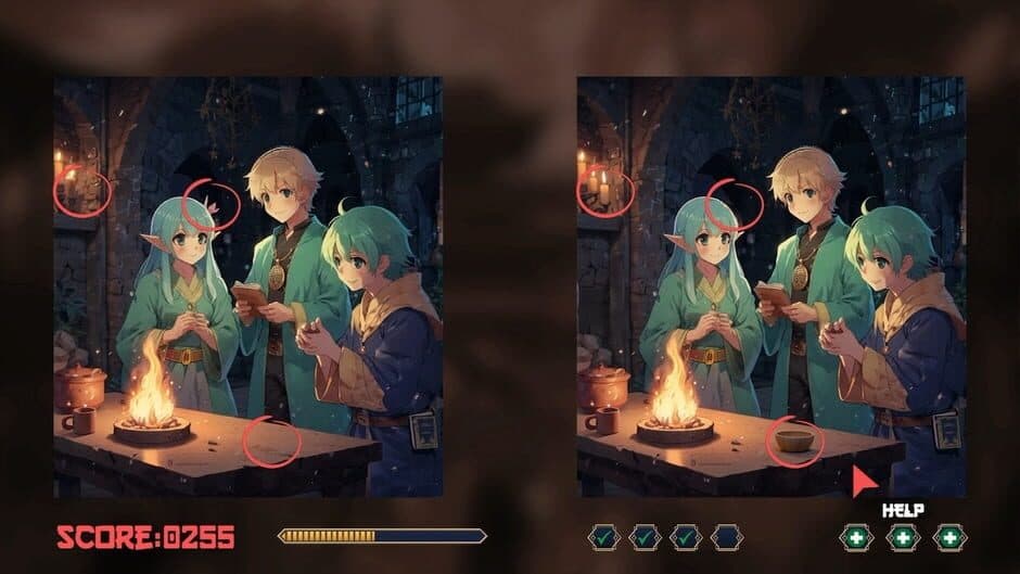Скриншот 2 из Spot The Difference: Anime Edition