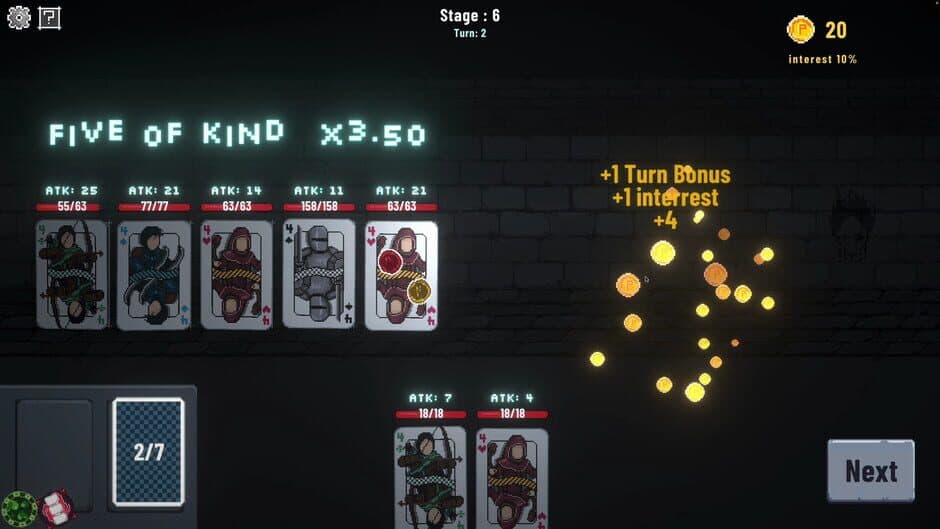 Скриншот 5 из Poker Dungeon: Joker's Madness