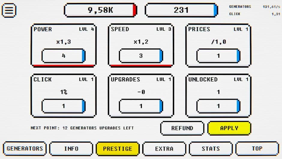 Скриншот 1 из The Very Idle Game