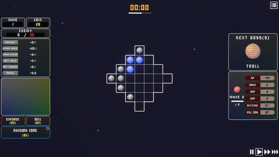 Скриншот 1 из Random Core Defense