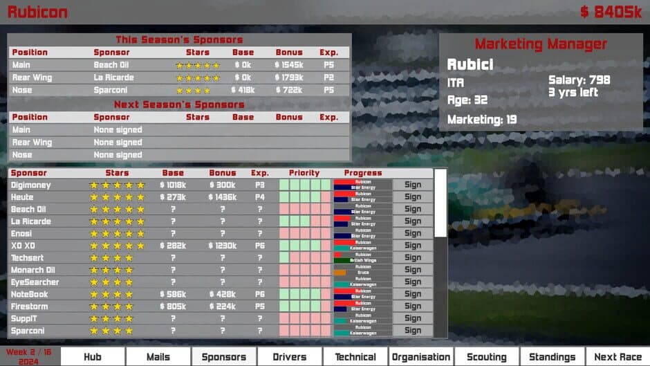 Скриншот 4 из Formula Racing Manager