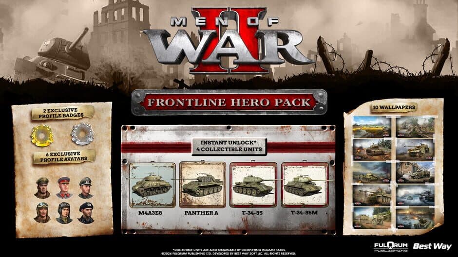 Скриншот 1 из Men of War II: Frontline Hero Pack