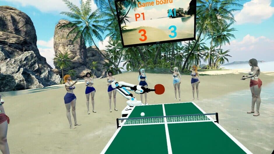 Скриншот 2 из Beach Ping Pong Babes VR
