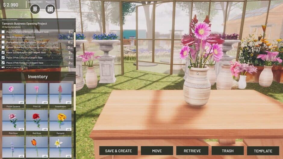 Скриншот 6 из Florist Business Simulator