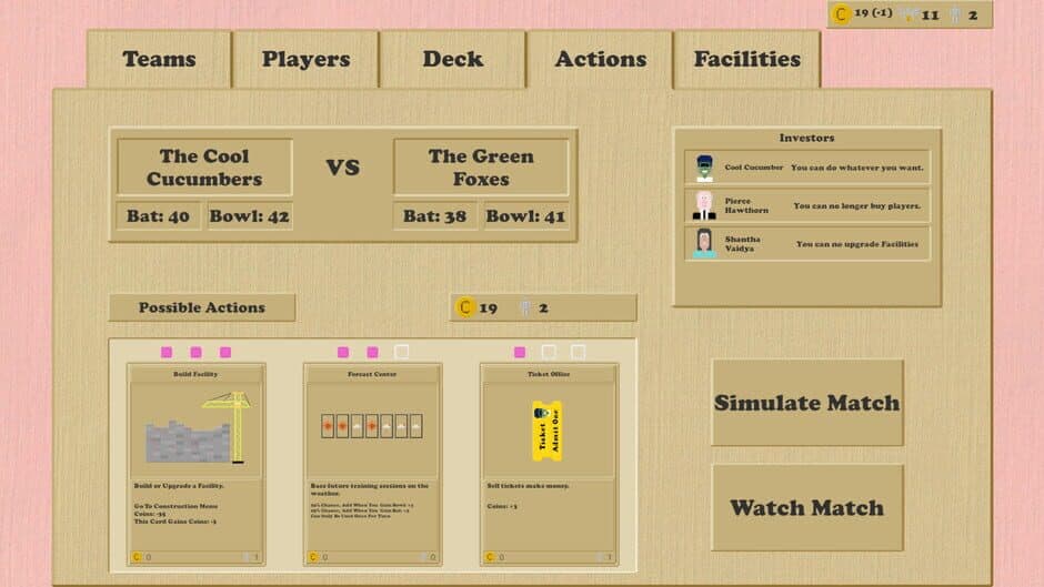 Скриншот 2 из Cool Cucumber Cricket Manager