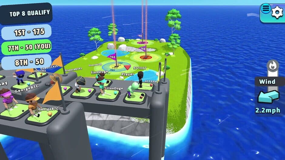 Скриншот 2 из Golf Guys: Space