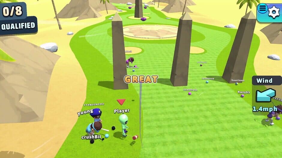 Скриншот 4 из Golf Guys: Space