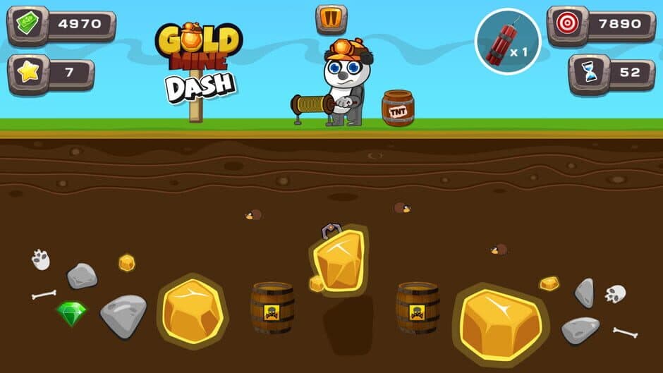 Скриншот 1 из Gold Mine Dash