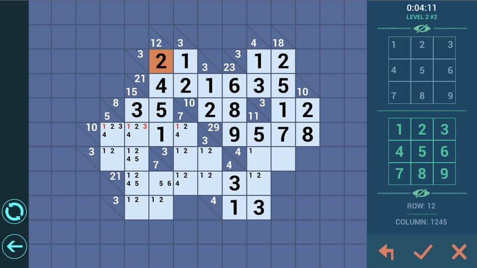 Скриншот 2 из Kakuro++