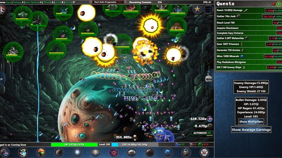 Скриншот 3 из Galaxy Idle Clicker