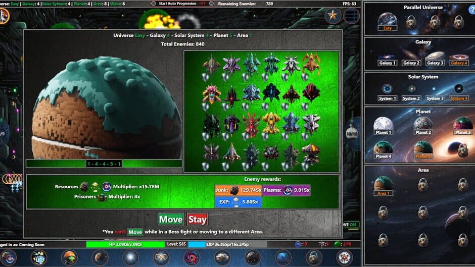Скриншот 4 из Galaxy Idle Clicker