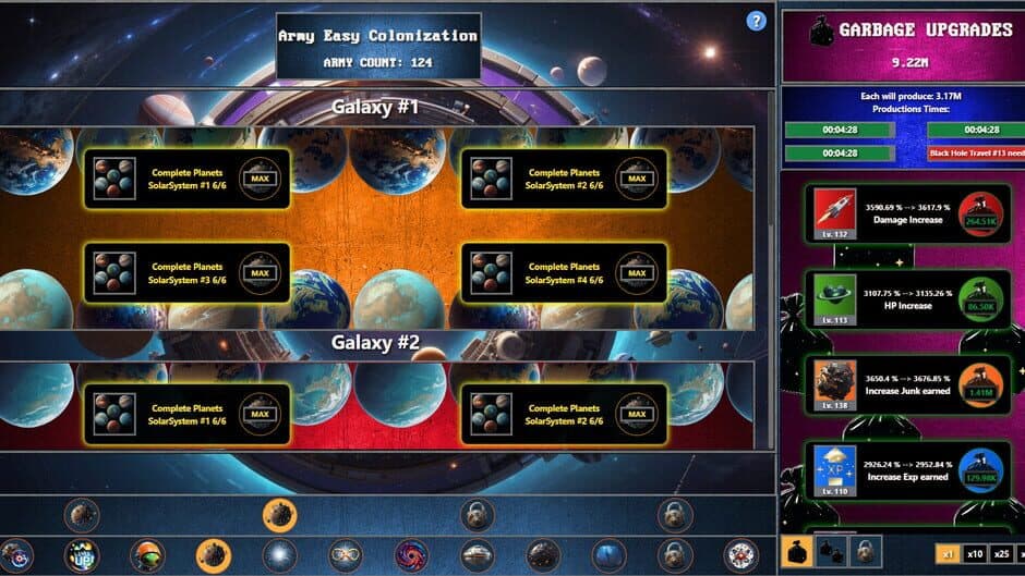 Скриншот 2 из Galaxy Idle Clicker