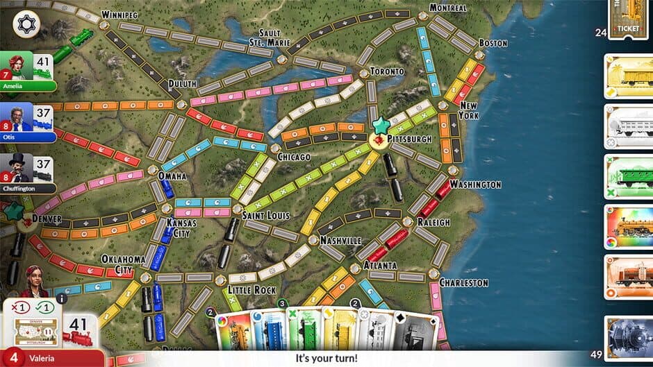Скриншот 3 из Ticket to Ride: USA 1910 Ticket Pack