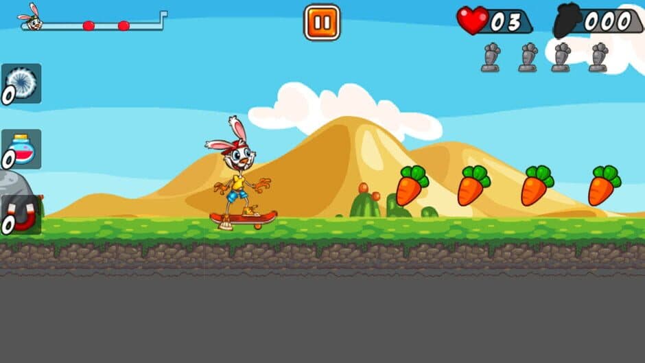 Скриншот 2 из Rabbit on Skateboard
