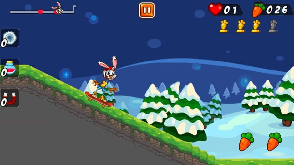Скриншот 3 из Rabbit on Skateboard