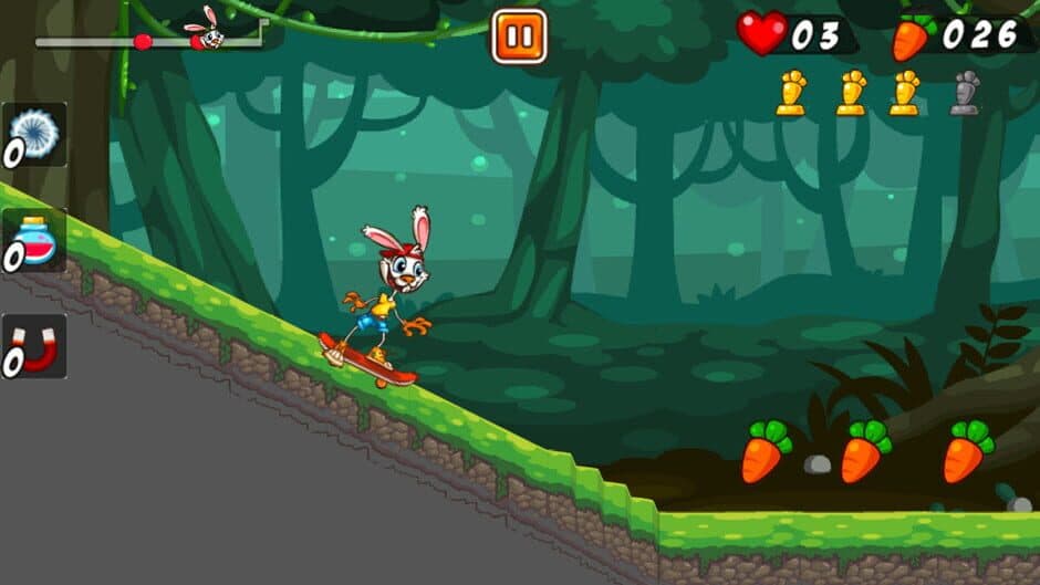 Скриншот 4 из Rabbit on Skateboard