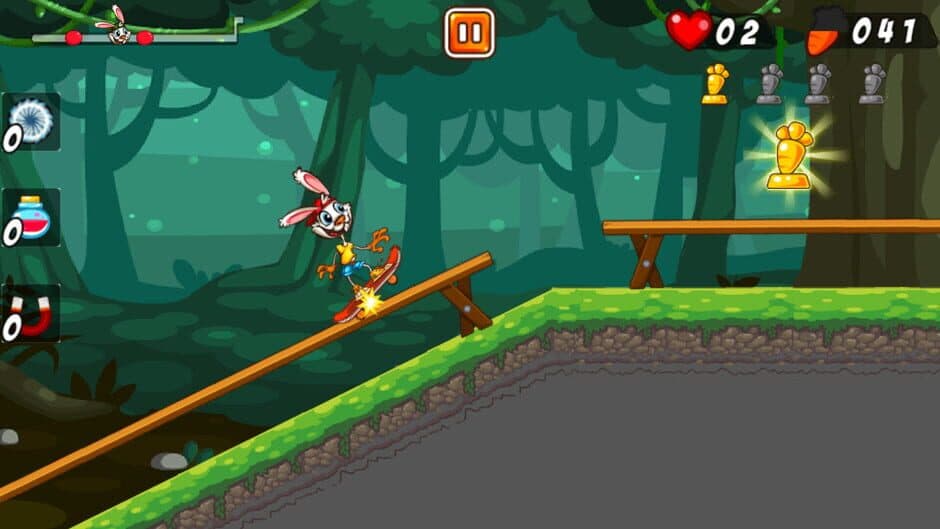 Скриншот 6 из Rabbit on Skateboard