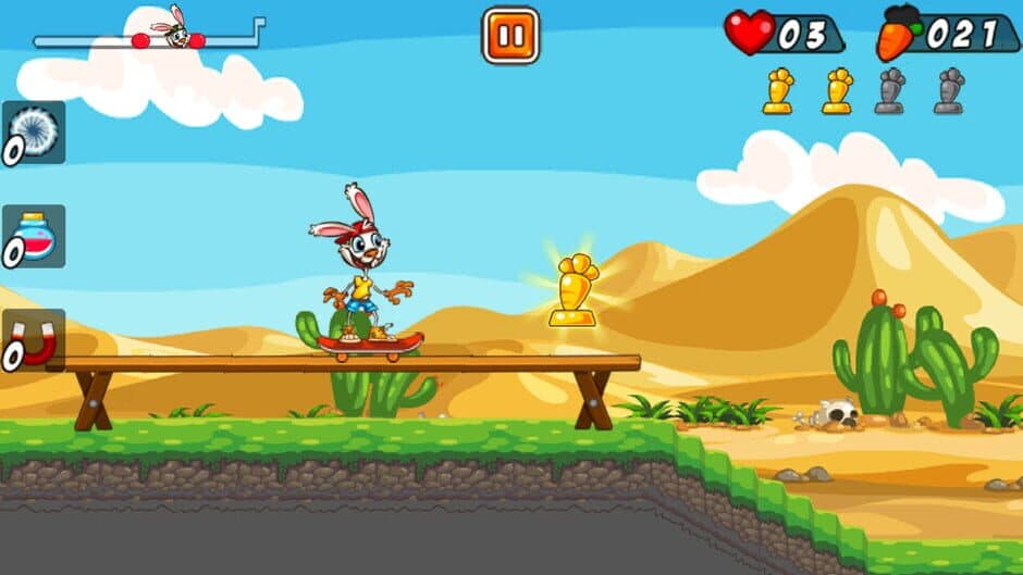 Скриншот 7 из Rabbit on Skateboard